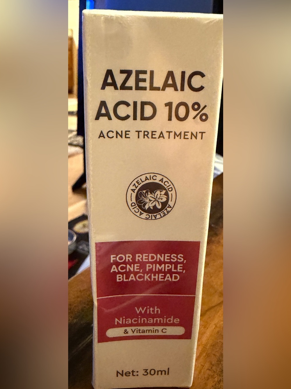 Acid 10% Azelaic Acid Acne Treatment - White. Expired 2027